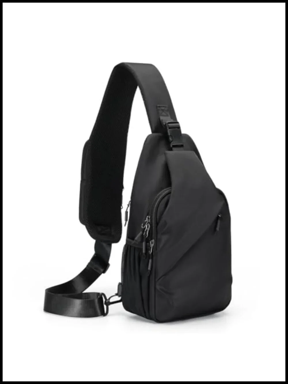 Water-Resistant Sling Bag Crossbody Anti-Theft Chest Pack Fits 11